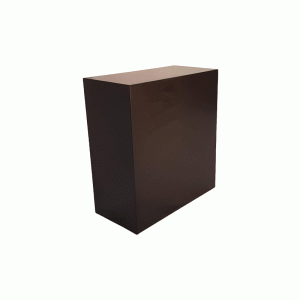 Balie 100 vlak | zwart