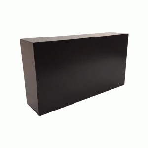 Balie  200 vlak | zwart