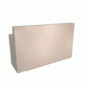 Balie 200 met opstand | wit